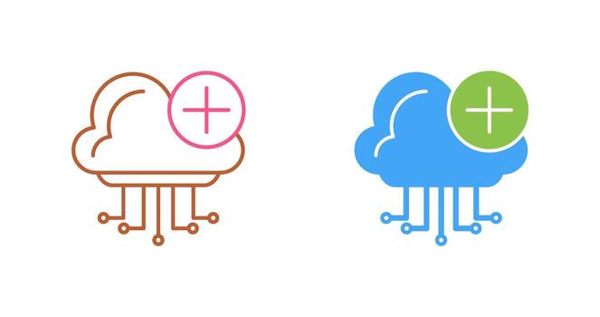 Cloud Computing Vector Icon