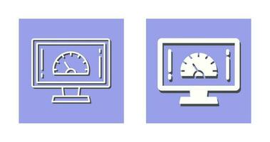 icono de vector de prueba de velocidad