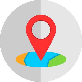 Map pointer Vector Icon Design