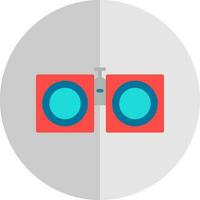 Binoculars Vector Icon Design