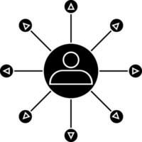 People communication or networking icon. vector