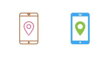 Unique GPS Service Vector Icon