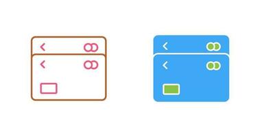 Unique Multiple Cards Vector Icon