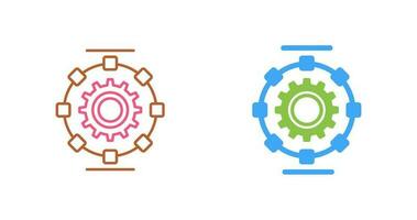 Automated Process Vector Icon