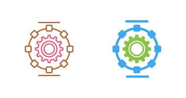 Automated Process Vector Icon