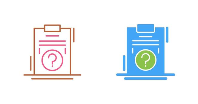 icono de vector de pregunta