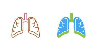 Lungs Vector Icon