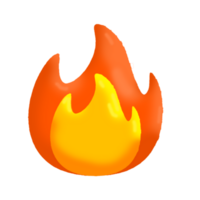 illustration d'icône de feu png