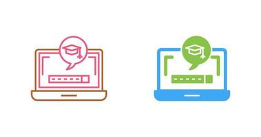Digital Learning Vector Icon