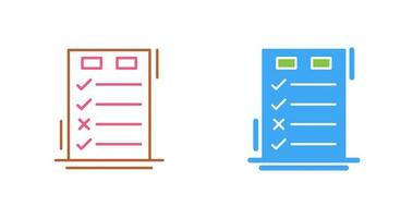 Today to Done CheckList Vector Icon