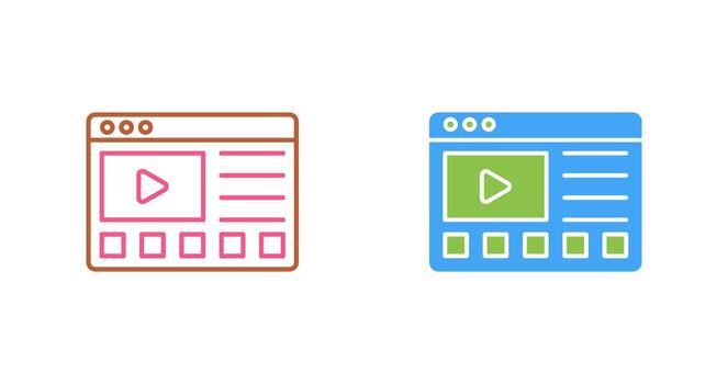 icono de vector de tutoriales en línea