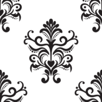 Damask pattern. Luxury wallpaper texture ornament decor. Baroque Textile, fabric, tiles. png