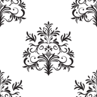 Damask pattern. Luxury wallpaper texture ornament decor. Baroque Textile, fabric, tiles. png