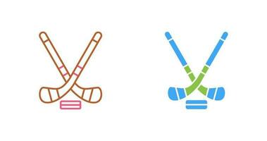 icono de vector de hockey sobre hielo