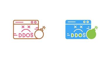 icono de vector de ddos