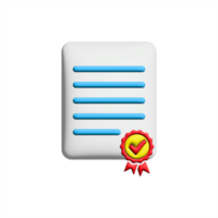 Business paper Rate icon 3D. Customer review. Client service concept. png