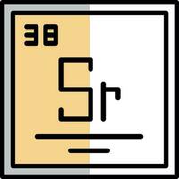 Strontium Vector Icon Design