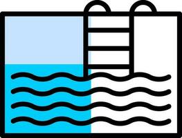 Swimming pool Vector Icon Design