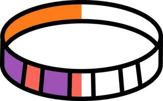 diseño de icono de vector de pulsera