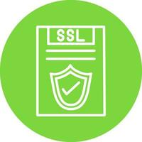 ssl vector icono diseño