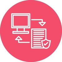 Data transfer Vector Icon Design