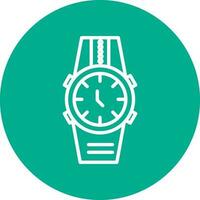 Wristwatch Vector Icon Design