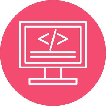 codificación vector icono diseño