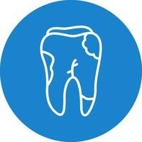 Caries Vector Icon Design