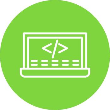 diseño de icono de vector de código