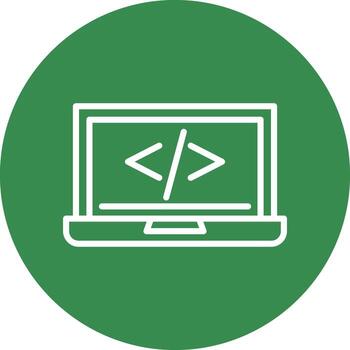 código programación vector icono diseño