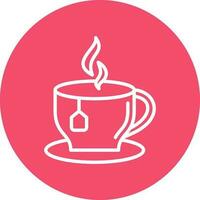 Tea cup Vector Icon Design