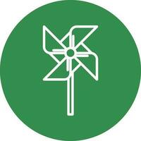 Pinwheel Vector Icon Design