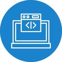 Web coding Vector Icon Design