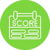 Scoring Vector Icon Design