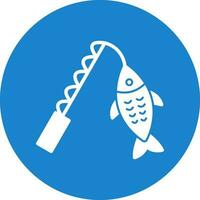 diseño de icono de vector de pesca