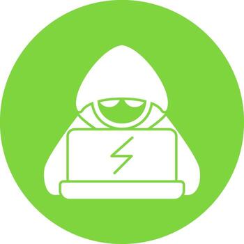 diseño de icono de vector de hacker