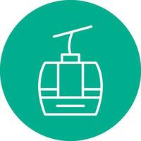 Gondola Vector Icon Design