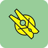 Clothes peg Vector Icon Design