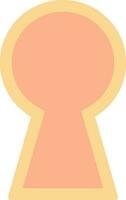 Keyhole Vector Icon Design