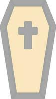 Coffin Vector Icon Design