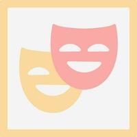 diseño de icono de vector de teatro