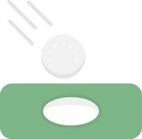 Hole in one Vector Icon Design