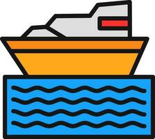 Boat Vector Icon Design