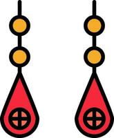 Earring Vector Icon Design