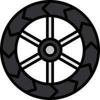 Wheels Vector Icon Design