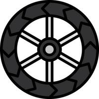 Wheels Vector Icon Design