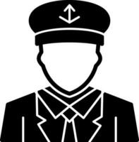 Captain Vector Icon Design
