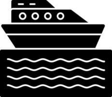 diseño de icono de vector de barco