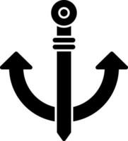 Anchor Vector Icon Design