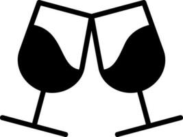 diseño de icono de vector de vino